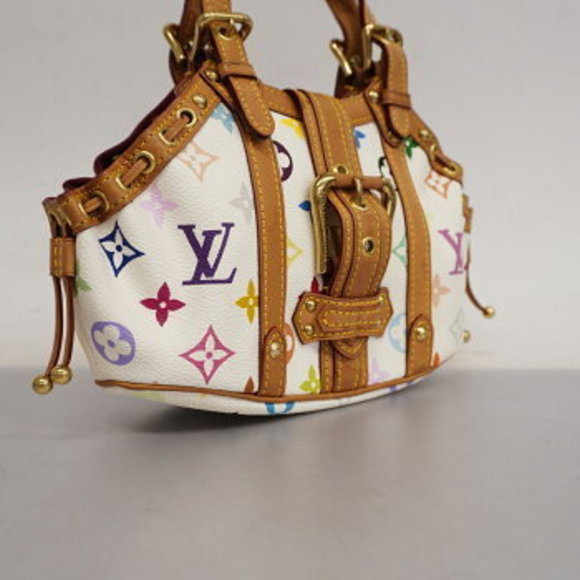 Louis Vuitton Monogram Multicolor Theda PM Handbag White - Picture 2 of 10
